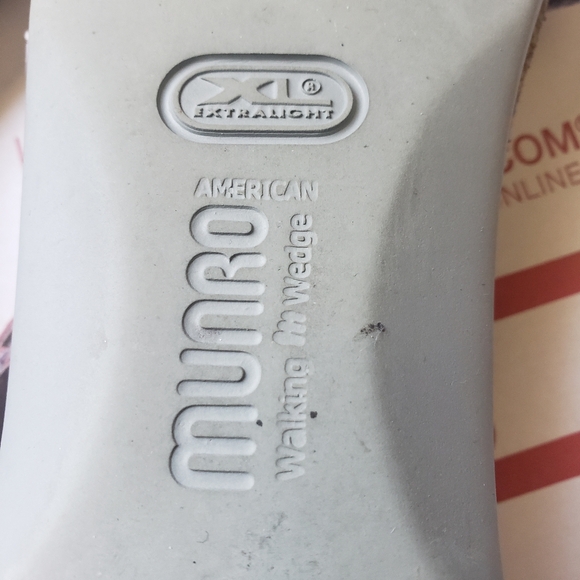 Sh122 Munro Ladies Peach Sandals 10N - Picture 10 of 10